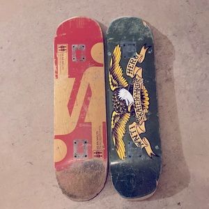 Two skateboard decks bundle